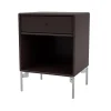 Table de chevet Dream, balsamic 160, pieds chromés