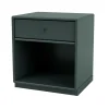 Table de chevet Dream, black jade 163, socle 3 cm
