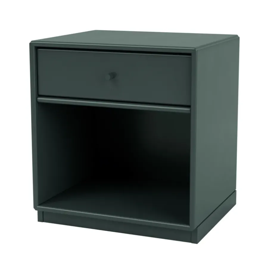 Table de chevet Dream, black jade 163, socle 3 cm