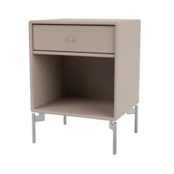 Table de chevet Dream, mushroom 137, pieds chromés