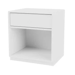 Table de chevet Dream, new white 101, socle 3 cm