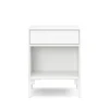Table de chevet Dream, new white 101 tiroir-pieds snow