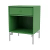 Table de chevet Dream, parsley 152, pieds chromés
