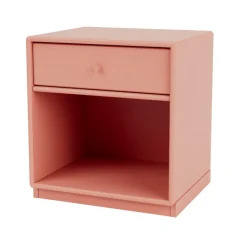 Table de chevet Dream, rhubarb 151, socle 3 cm