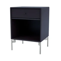 Table de chevet Dream, shadow 147, pieds chromés