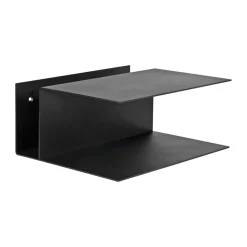 Table de chevet Lager 15,5x35x30 cm, Black