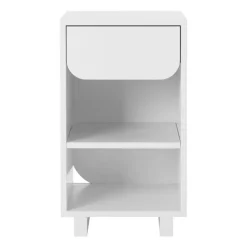 Table de chevet Vidja, Blanc