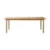 Table de jardin M2 Sammen, Teak-nature oiled
