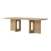 Table de salon Androgyne, natural oak