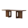 Table de salon Androgyne, noyer