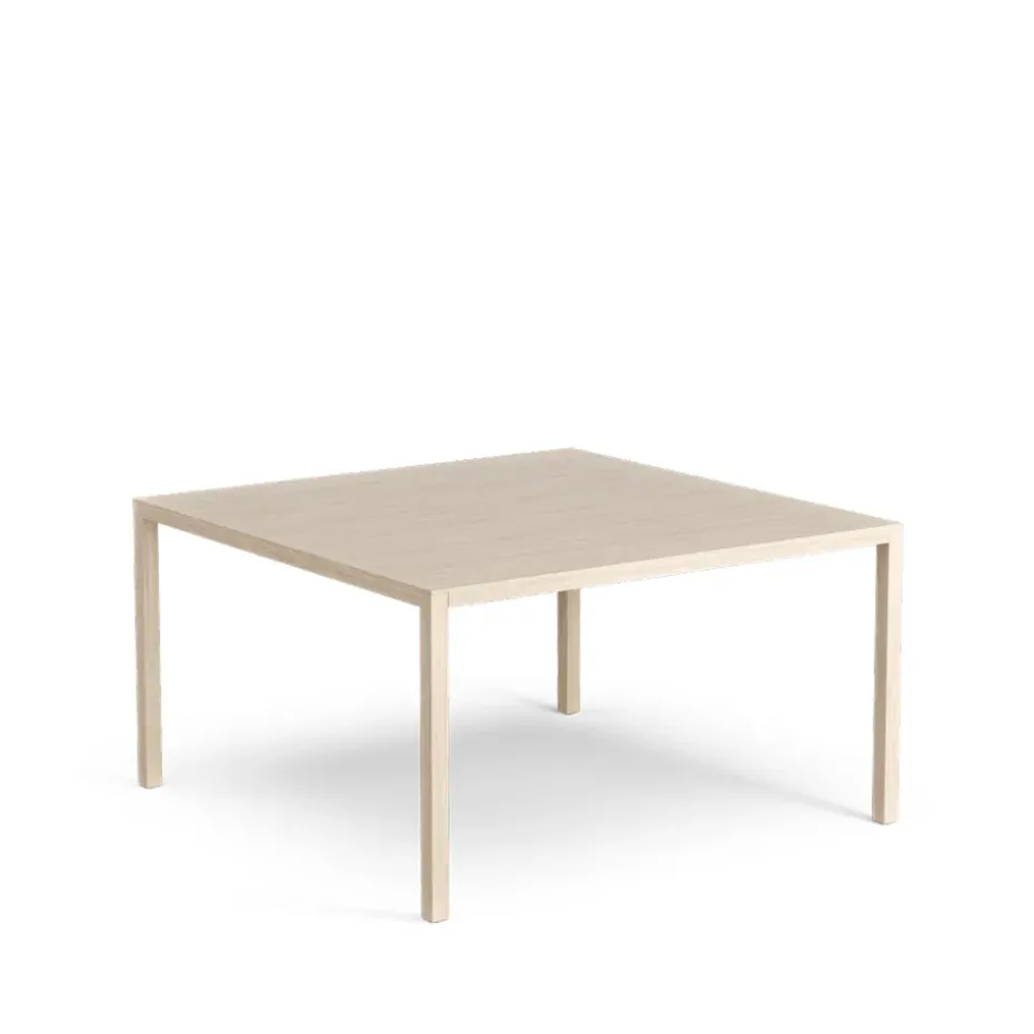 Table de salon Bespoke, laque pigmentée blanc, h.50 cm