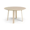 Table Divido Ø120 cm, Frêne laqué