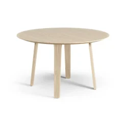 Table Divido Ø120 cm, Frêne laqué