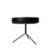 Table Drum, Vernis noir-h.36cm-structure noire