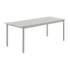 Table en acier Linear steel table 200 cm, Grey
