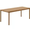 Table en acier Linear steel table 200 cm, Burnt orange
