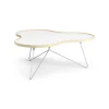 Table Flower 107x114 cm, H45 cm bouleau laqué