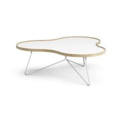 Table Flower 107x114 cm, H45 cm chêne laqué