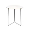 Table High Tech, Blanc-structure en acier avec galvanisation à chaud, Ø60 cm