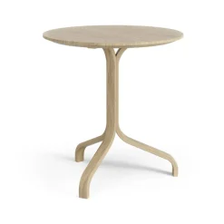 Table Lamino 49 cm, chêne laqué