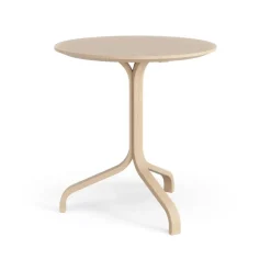Table Lamino 49 cm, hêtre laqué