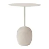 Table Lato LN8, Ivory white-Crema diva marble