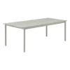 Table Linear steel table 220x90 cm, Grey (RAL 7044)