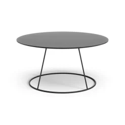 Table lisse Breeze Ø80 cm, Noir