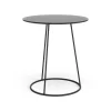 Table lisse Breeze Ø46 cm, Noir
