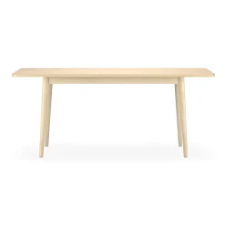 Table Miss Holly 175x100 + 2 rallonges 2x50 cm, bouleau huilé naturel