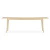 Table Miss Holly 235x100 cm, Bouleau huilé naturel
