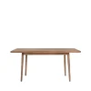 Table Miss Holly 235x82 cm, chêne huilé naturel, 2 rallonges