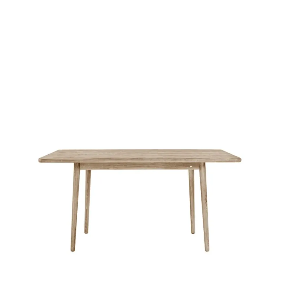 Table Miss Holly 175x82 cm, chêne huilé blanc