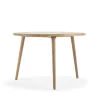 Table Miss Tailor Ø90 cm, chêne huile naturel, plateau fixe