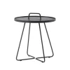 Table On the Move Ø52 cm, Black