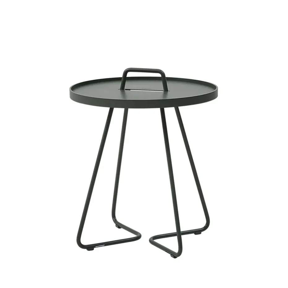 Table On the Move Ø44 cm, Dark green