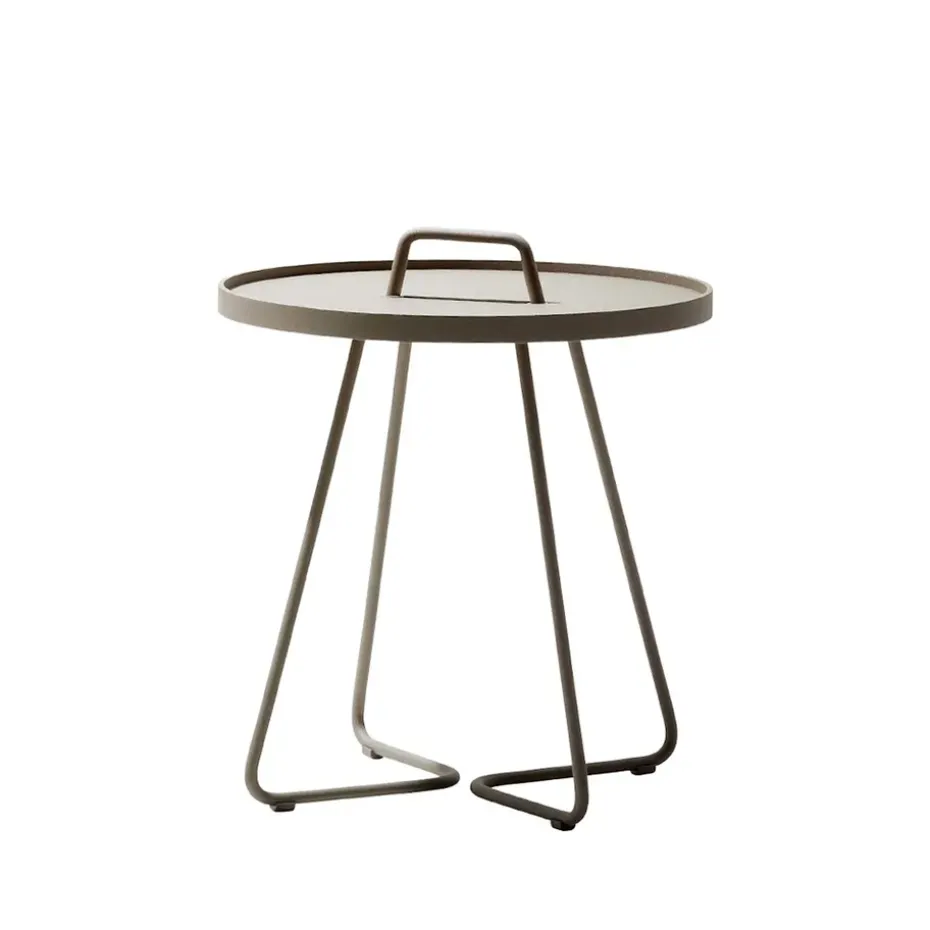 Table On the Move Ø44 cm, Taupe