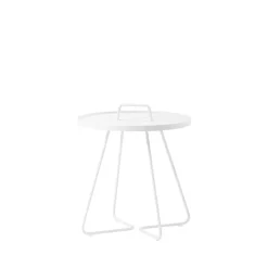 Table On the Move Ø37 cm, White