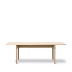 Table Post 6438, Chêne clair huilé, 100x225 cm