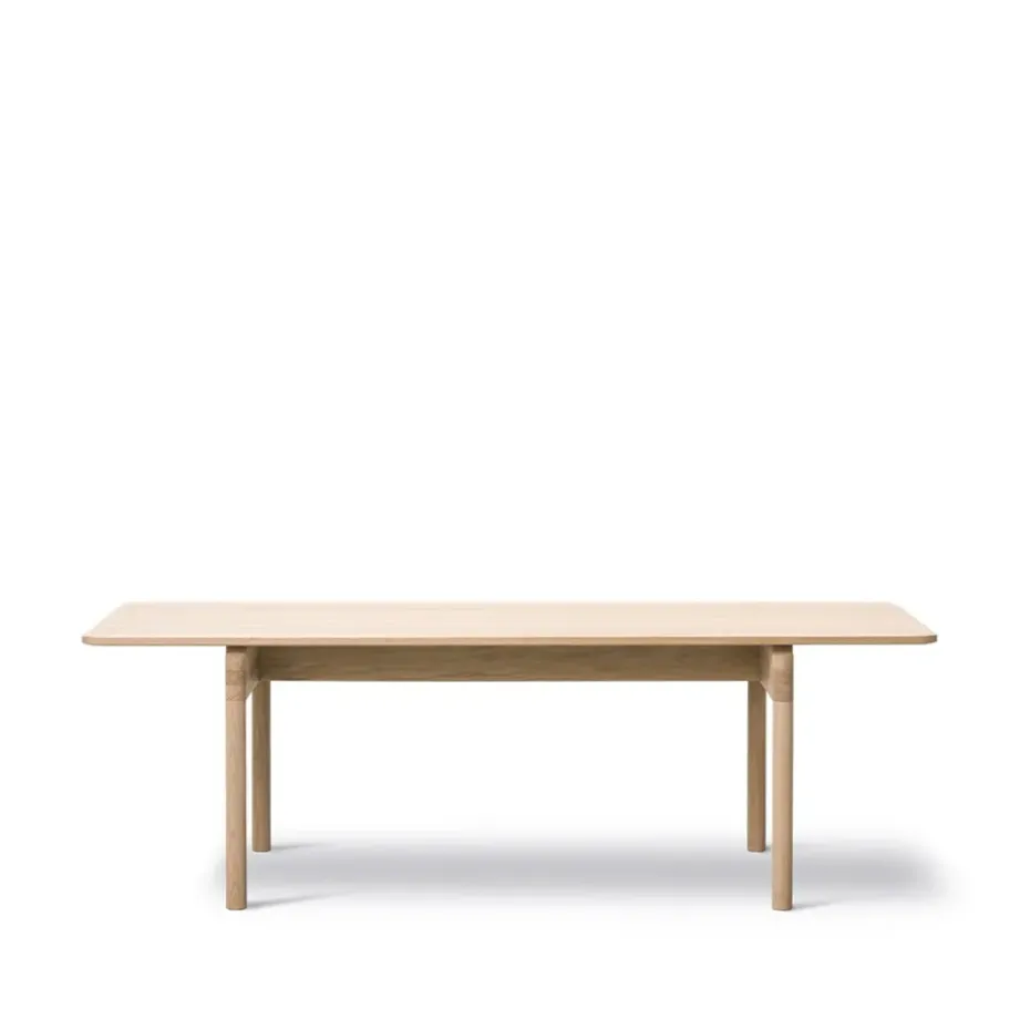 Table Post 6438, Chêne clair huilé, 100x225 cm