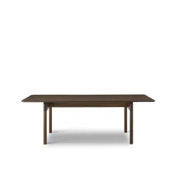 Table Post 6438, Chêne fumé huilé, 100x225 cm