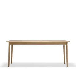 Table Prima Vista, chêne huilé naturel-180 cm-1 rallonge