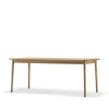 Table Prima Vista, chêne huilé naturel-120 cm-1 rallonge