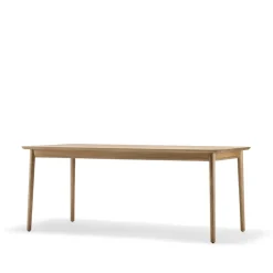 Table Prima Vista, chêne huilé naturel-120 cm-1 rallonge