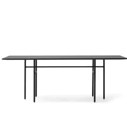 Table rectangulaire Snaregade, noir