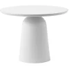 Table réglable Turn Ø55 cm, Gris chaud