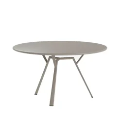 Table ronde Radice Quadra, pearly gold