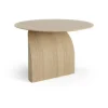 Table Savoa H45 cm, Chêne laqué