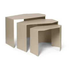 Table Shard cluster Lot de 3, Cashmere