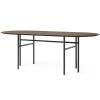 Table Snaregade ovale, Chêne teinté noir-foncé